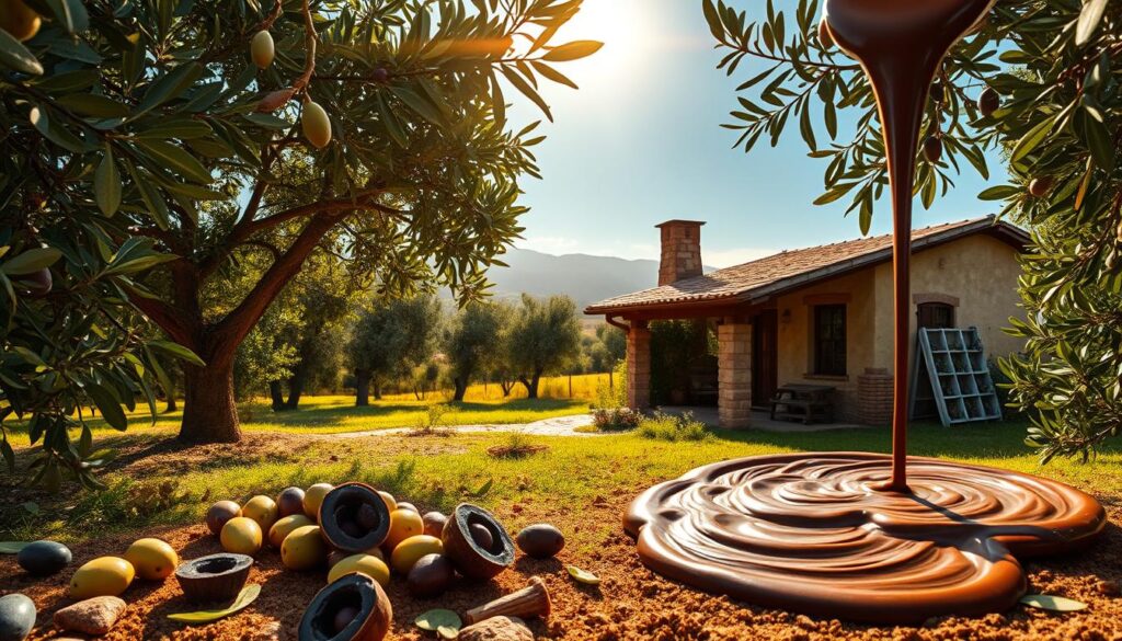 Oliva chokolade oprindelse