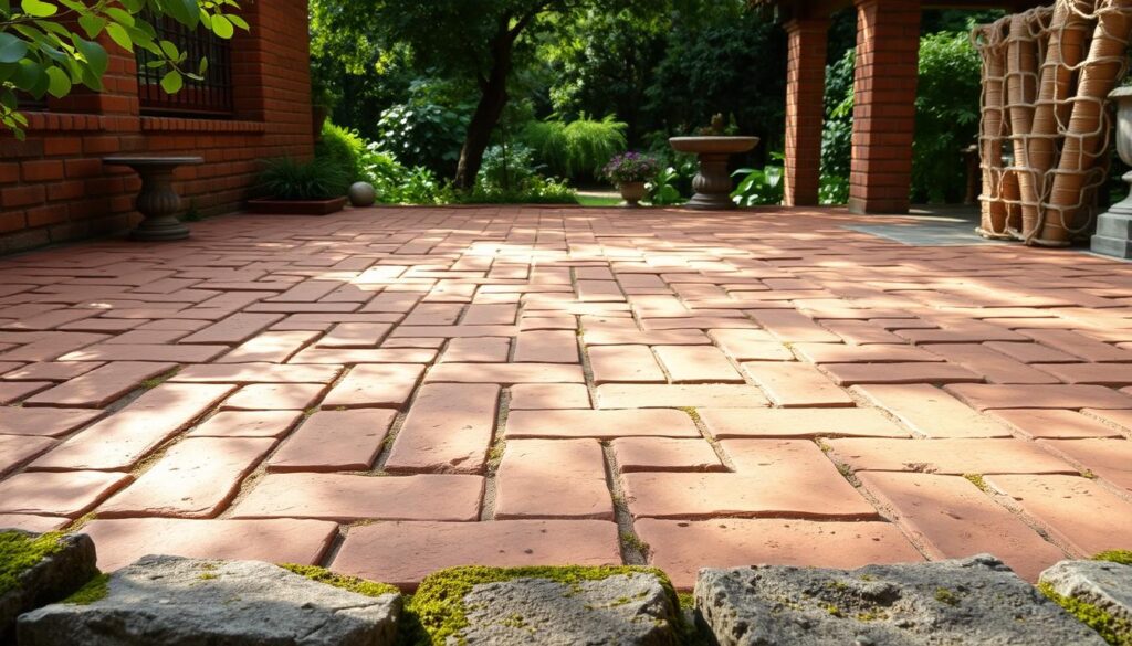 rustikke flisebelægninger