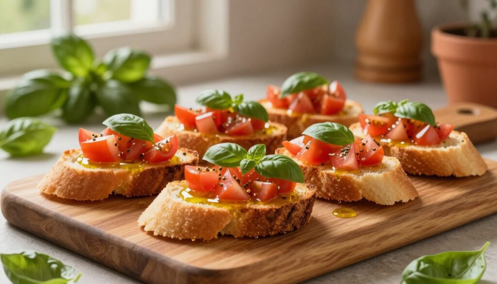 Ristet brød til bruschetta