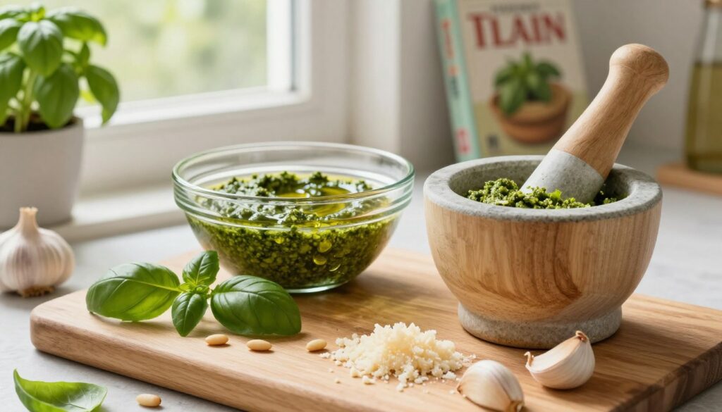 fremgangsmåde for pesto opskrift fremgangsmåde for pesto opskrift