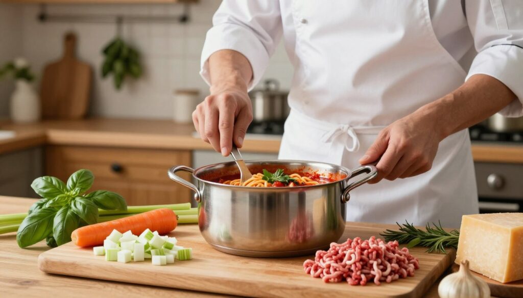 trin for trin tilberedning spaghetti bolognese trin for trin tilberedning spaghetti bolognese