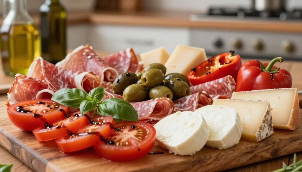 Antipasti ingredienser