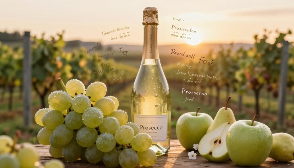 Druer og Smagsnoter i Prosecco Druer og Smagsnoter i Prosecco